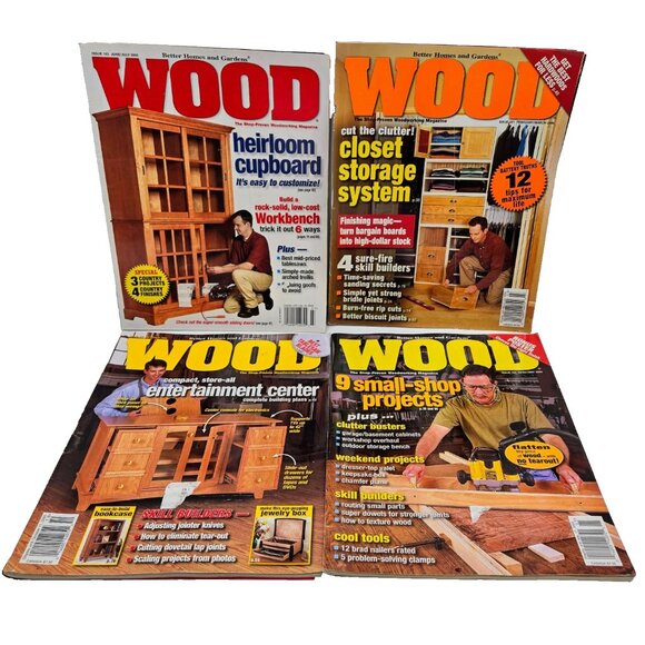 Wood Better Homes & Gardens Magazine Lot February March April May June July Octo - Picture 1 of 11